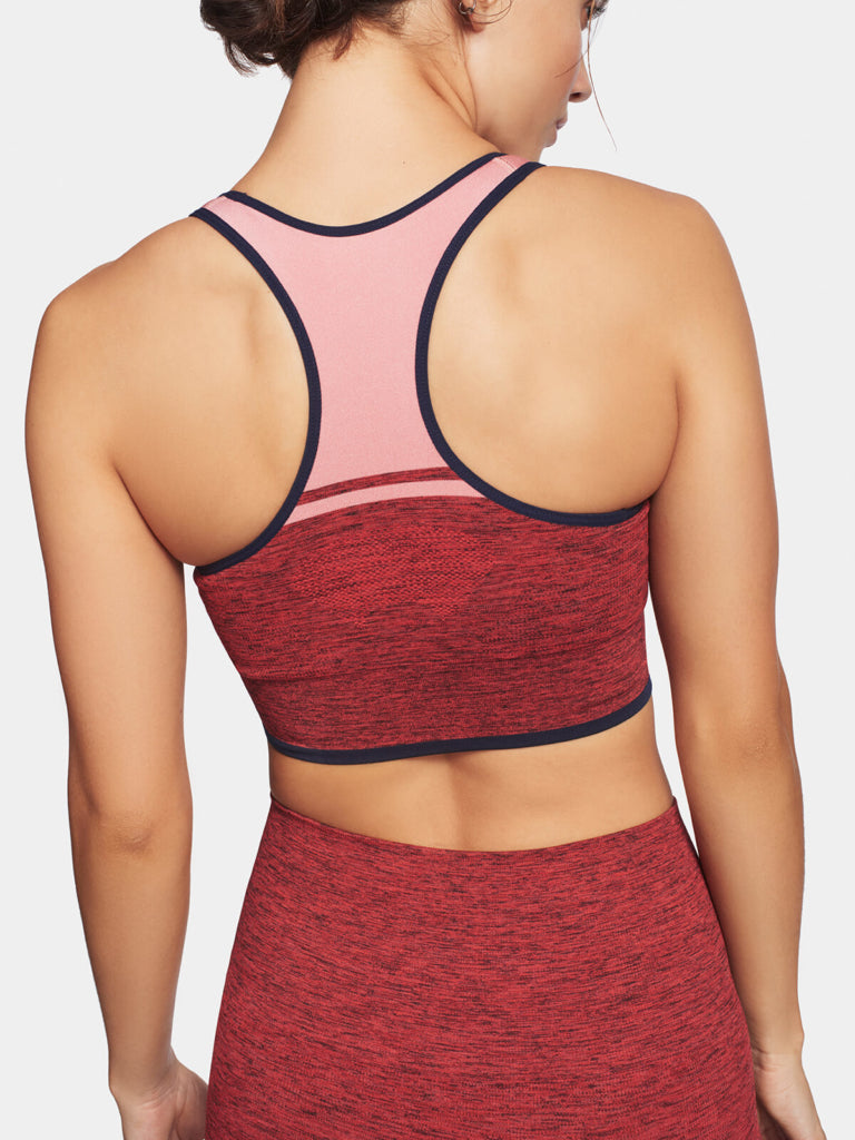 A-TEAM Sports Bra / Coral Marl