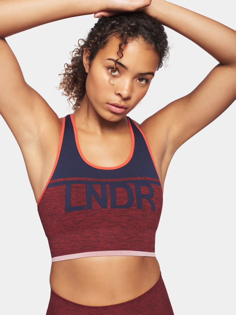 A-TEAM Sports Bra / Rust Marl