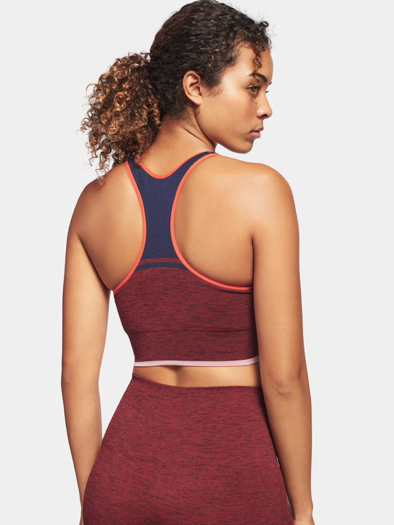 A-TEAM Sports Bra / Rust Marl
