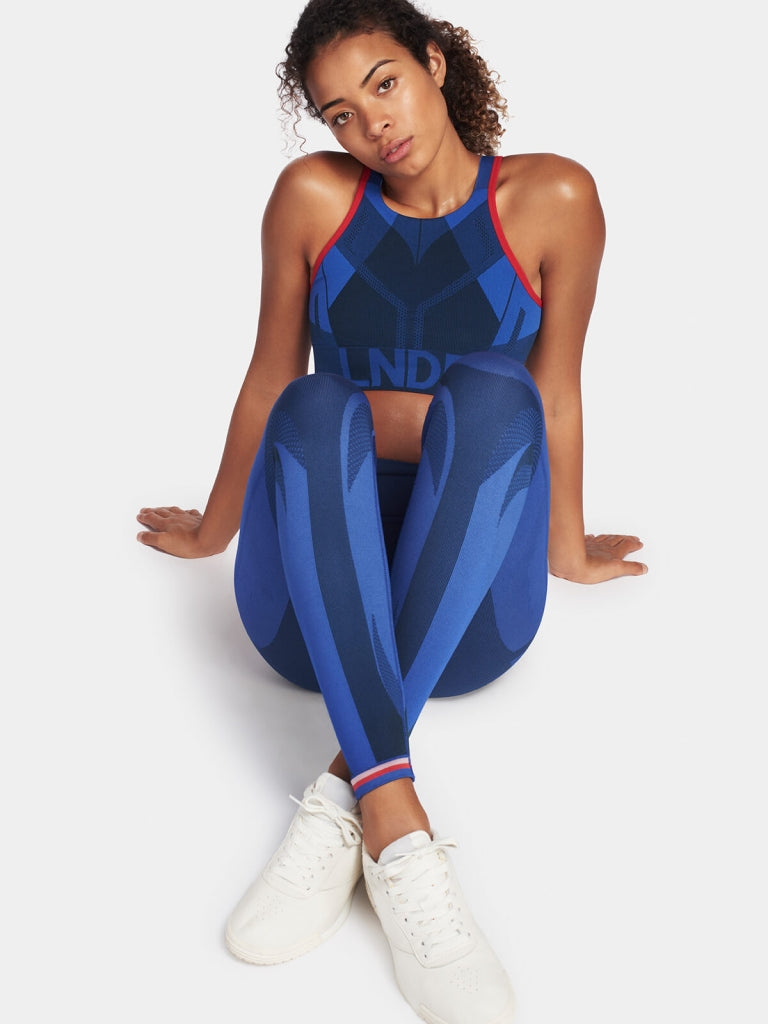 ALL SEASONS Sports Bra / Blue Petrol