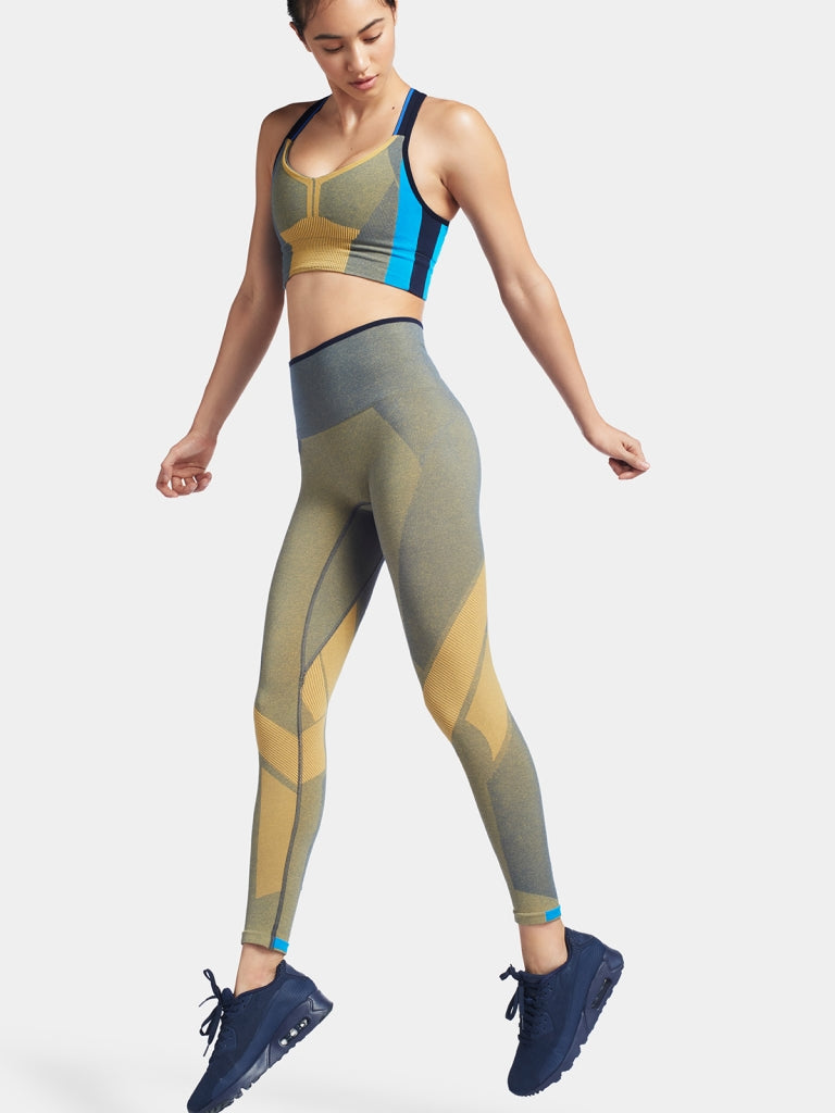 MOTION Leggings / Blue mustard