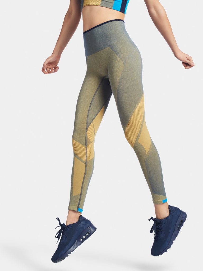 MOTION Leggings / Blue mustard