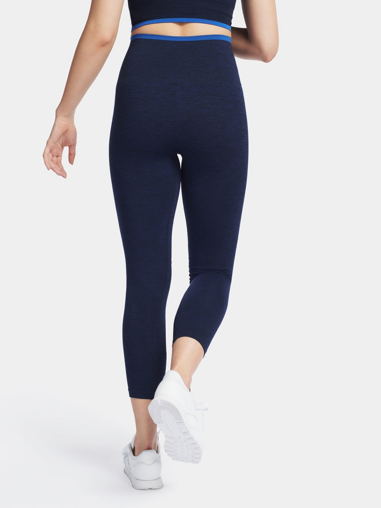 SIX EIGHT w/ Stripe Leggings / Navy Marl