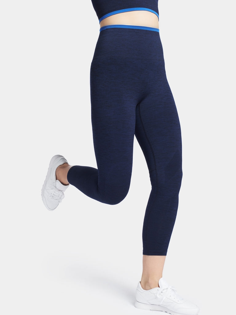 SIX EIGHT w/ Stripe Leggings / Navy Marl