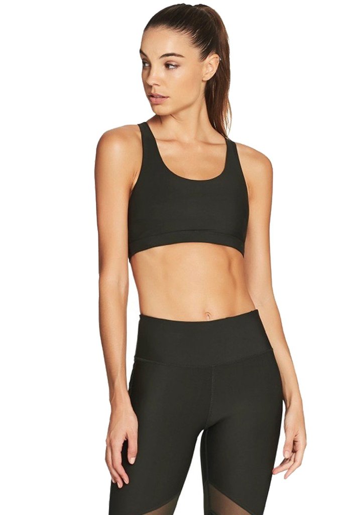 CRISS CROSS Sports Bra / Khaki