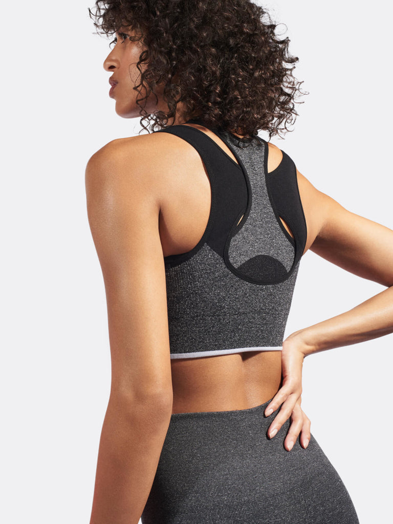 JUNO Sports Bra / Dark Grey Marl