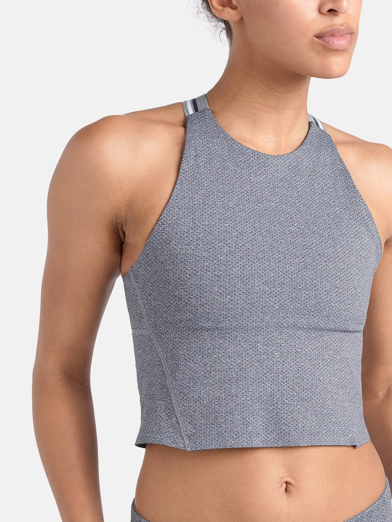 JOG Crop Top / Grey Marl