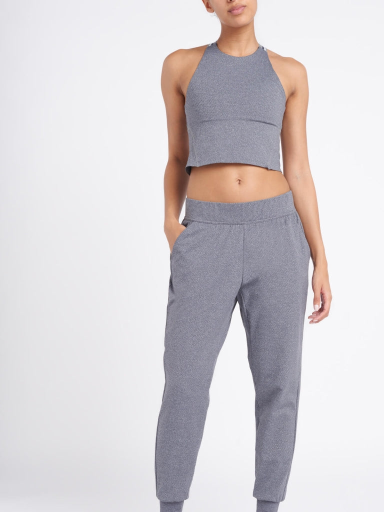 JOG Crop Top / Grey Marl