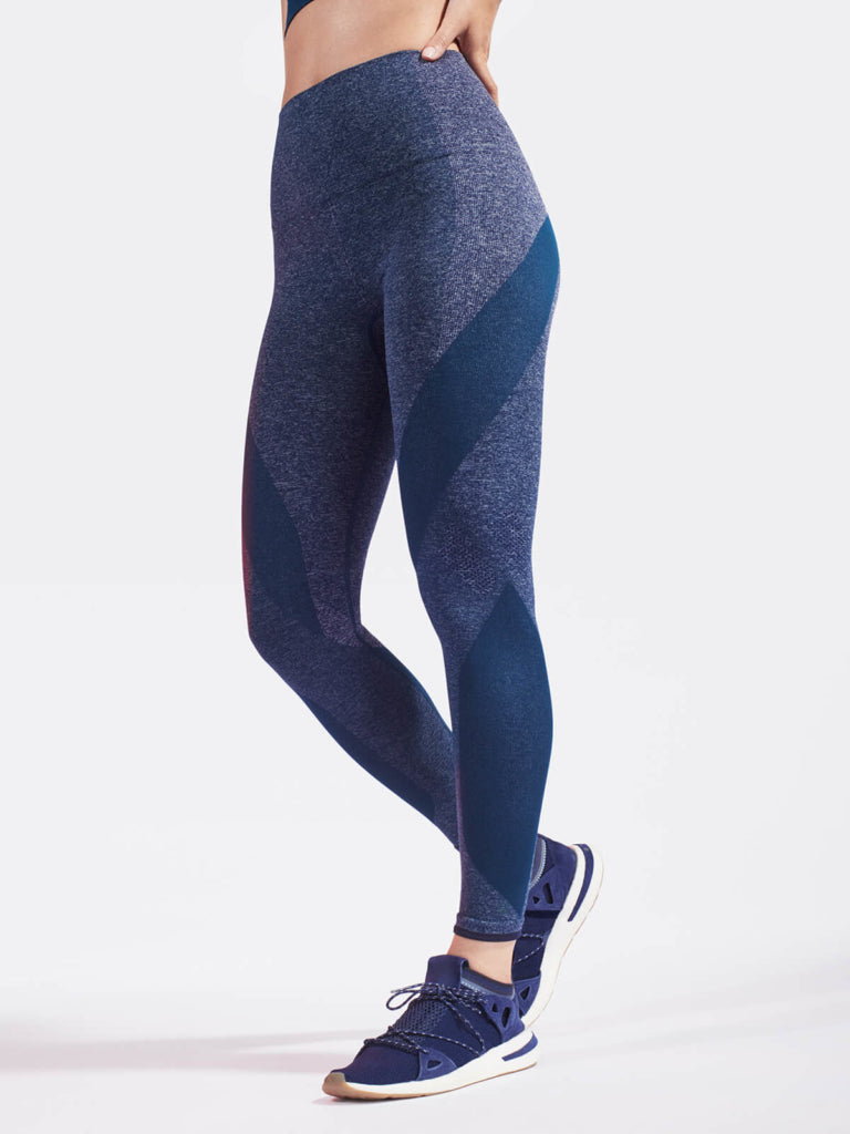 LAUNCH Legging / Light Blue Marl