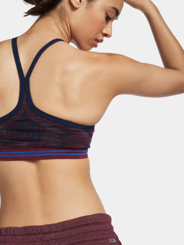 MOONSIDE Sports Bra / Burgundy Marl