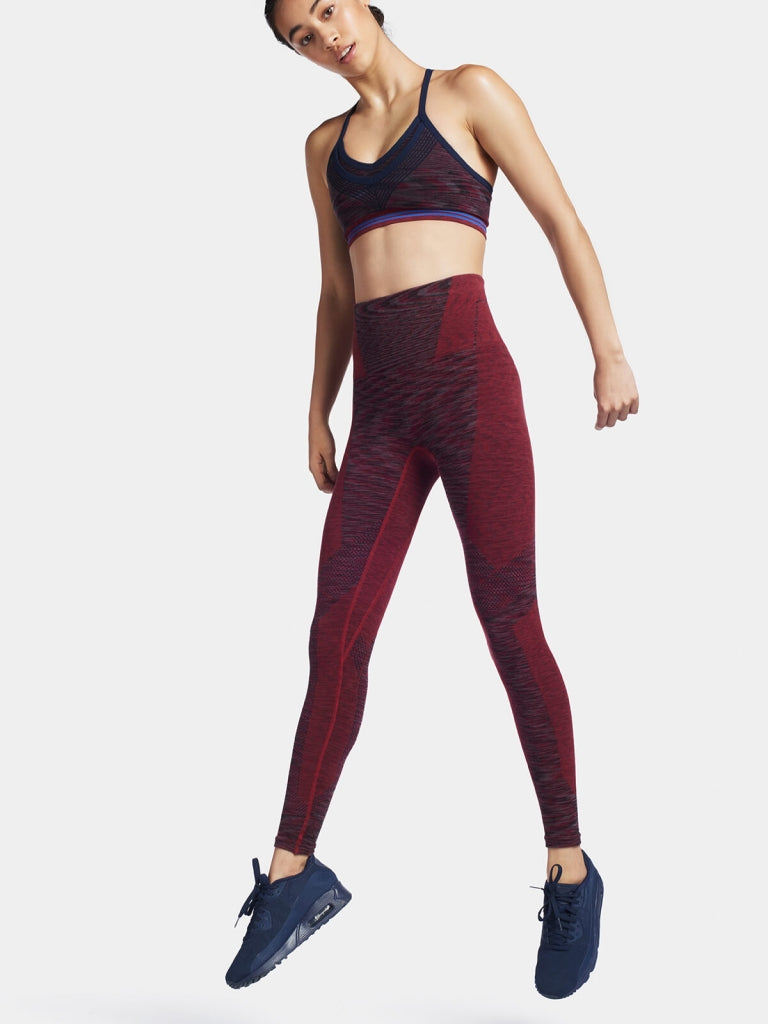 MOONSIDE Sports Bra / Burgundy Marl