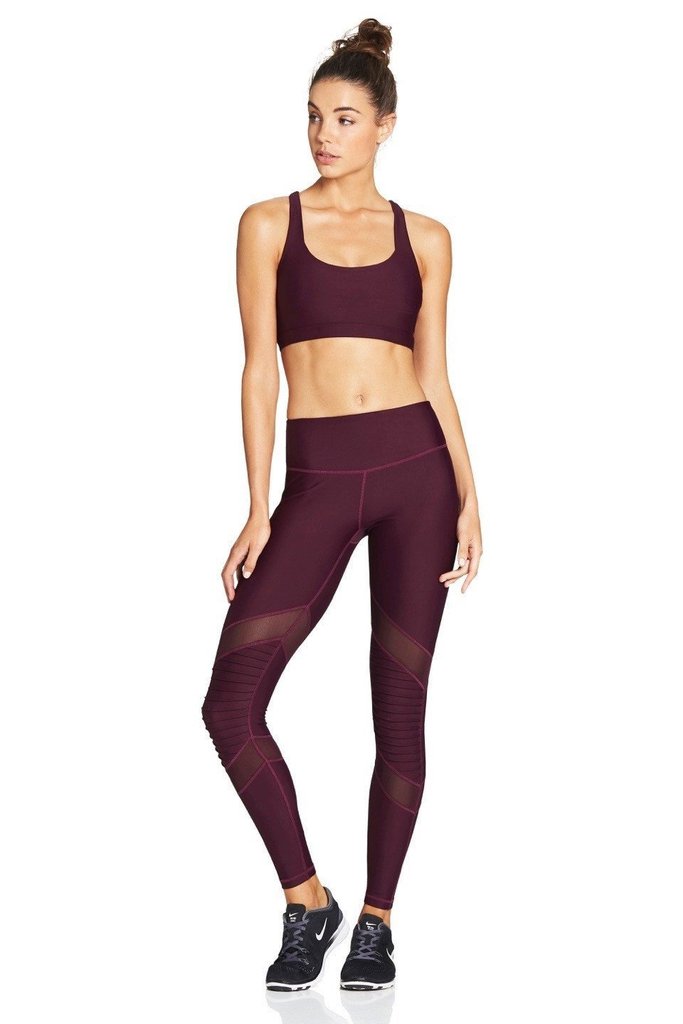 CRISS CROSS Sports Bra / Plum
