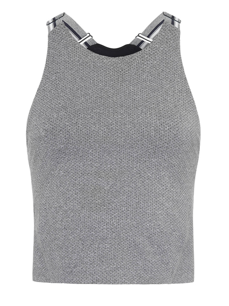 JOG Crop Top / Grey Marl