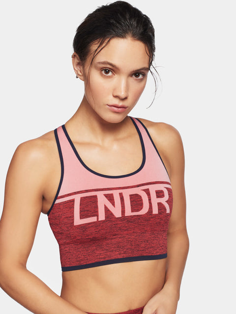 A-TEAM Sports Bra / Coral Marl