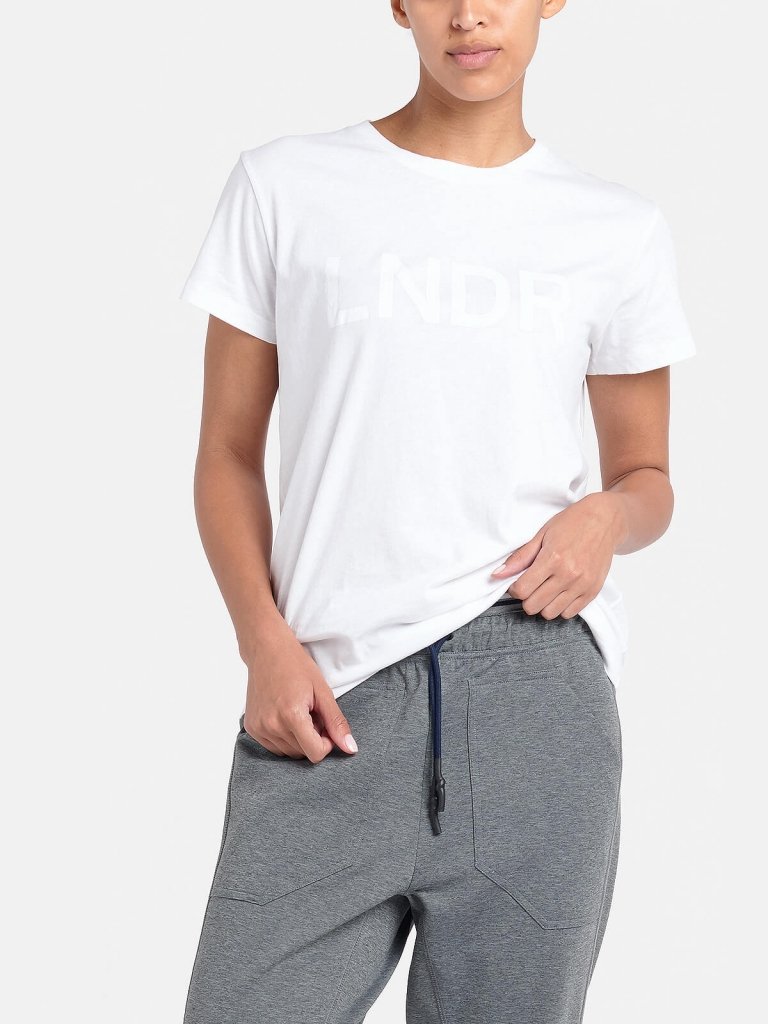 LNDR Tee / White – A-Fitsters