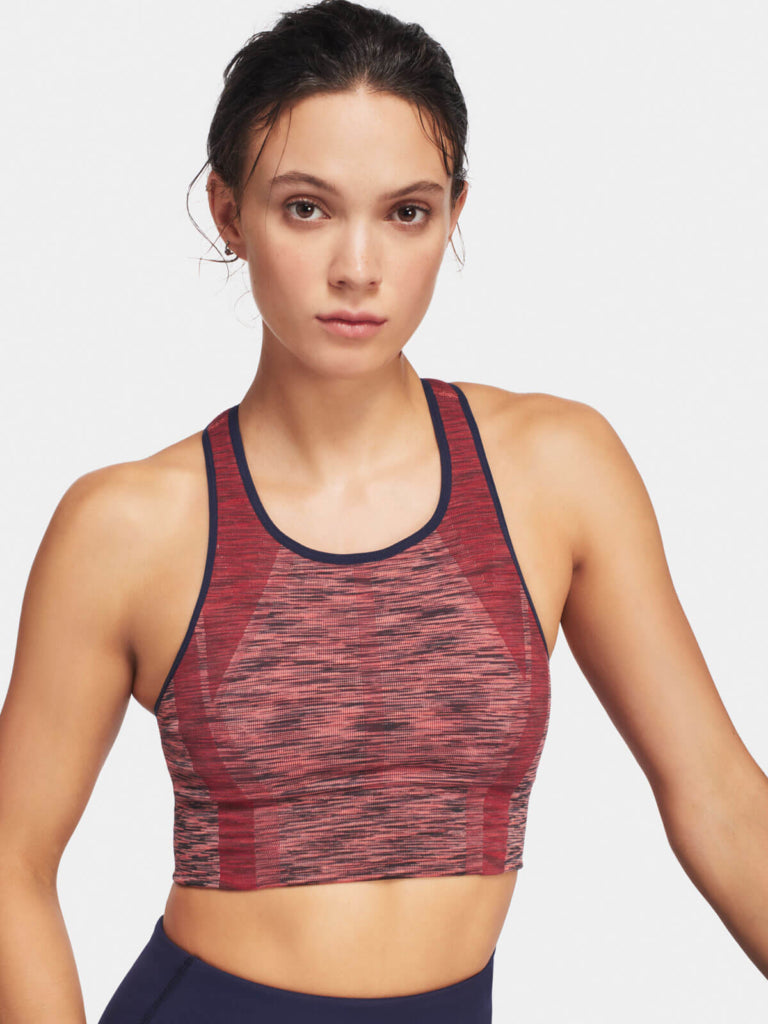 SPACE Sports Bra Pink Space Dye – A-Fitsters